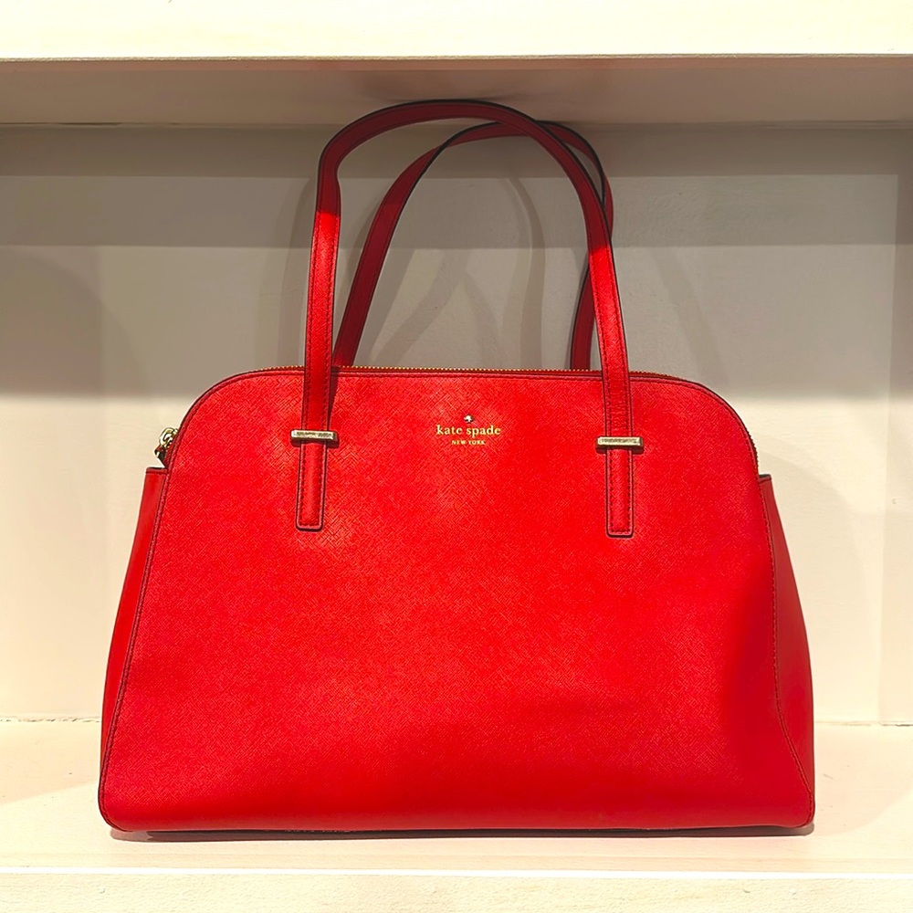 Kate Spade York Cedar Street Elissa Red Tote Bag